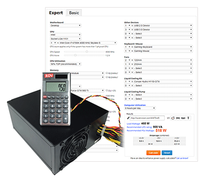 Power Supply Calculator qeNzSz Build